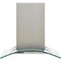 Refurbished Hoover HGM600X/1 60cm Curved Glass Chimney Cooker Hood Stainless Steel