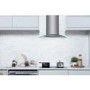 Refurbished Hoover HGM600X/1 60cm Curved Glass Chimney Cooker Hood Stainless Steel