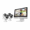 HomeGuard CCTV System - 4 Channel Wireless Security System with 12&quot; HD Monitor &amp; 4 x 960p HD Day/Night Cameras &amp; 1TB HDD