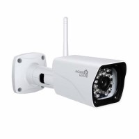 HomeGuard 1080P All-Weather Wireless Bullet Day/Night Network IP Camera with 8GB Storage - 1 Pack