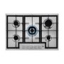 AEG 3000 Series 75cm 5 Burner Gas Hob with Wok Burner - Stainless Steel