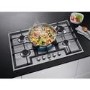 AEG 3000 Series 75cm 5 Burner Gas Hob with Wok Burner - Stainless Steel