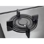 AEG 3000 Series 90cm 5 Burner Gas Hob with Wok Burner - Stainless Steel