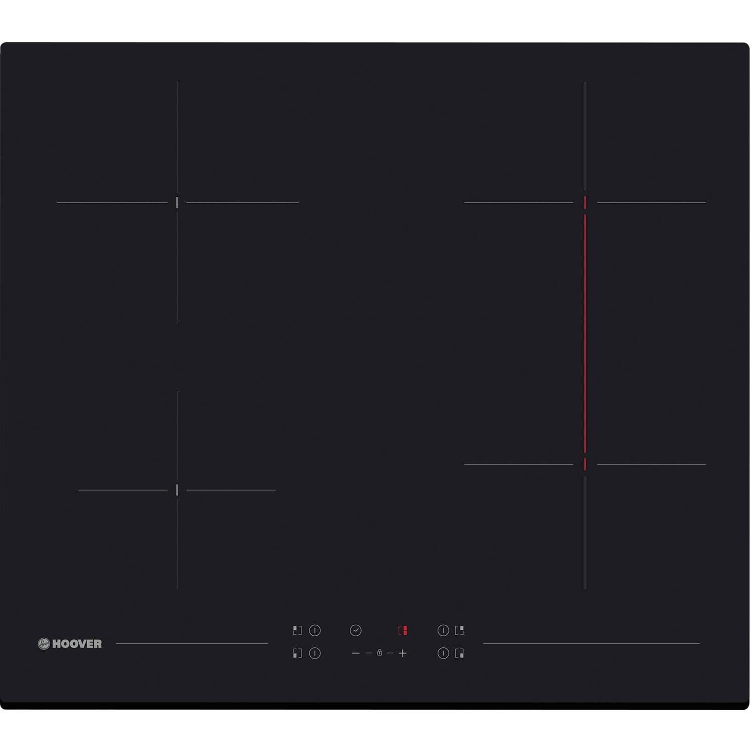 Refurbished Hoover H-Hob 500 HH64BV 60cm 4 Zone Ceramic Electric Hob