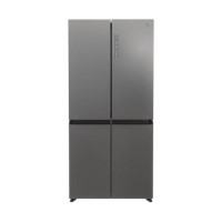 Refurbished Hoover HHCR3818ENPL Freestanding 467 Litre Four Door Fridge Freeze Silver