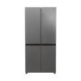 Refurbished Hoover HHCR3818ENPL Freestanding 467 Litre Four Door Fridge Freeze Silver