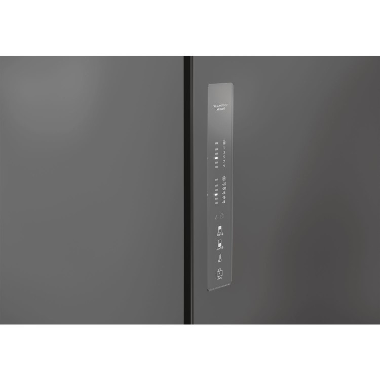 Refurbished Hoover HHCR3818ENPL Freestanding 467 Litre Four Door Fridge Freeze Silver