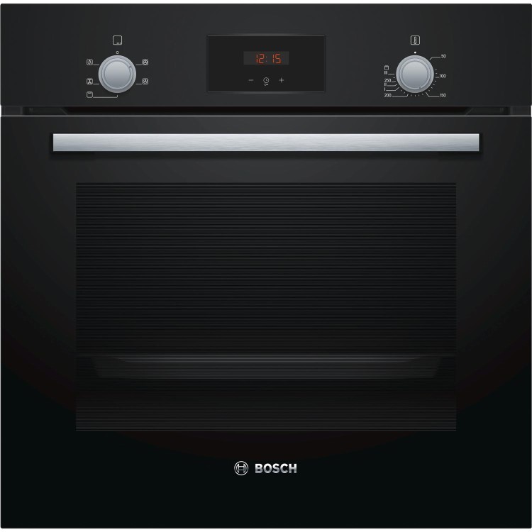 Refurbished Bosch Series 2 HHF113BA0B 60cm Single Built In FElectric Oven Black