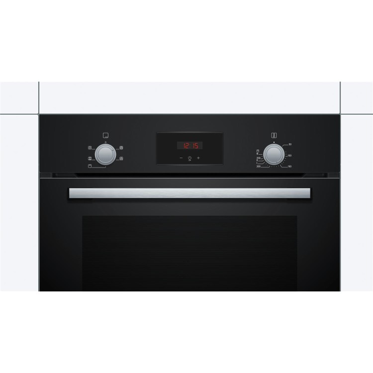 Refurbished Bosch Series 2 HHF113BA0B 60cm Single Built In FElectric Oven Black