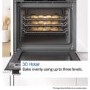 GRADE A2 - Bosch Series 2 HHF113BA0B Electric Single Oven - Black  