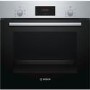 Refurbished Bosch Series 2 HHF113BR0B 60cm Single Built In Electric Oven Stainless Steel