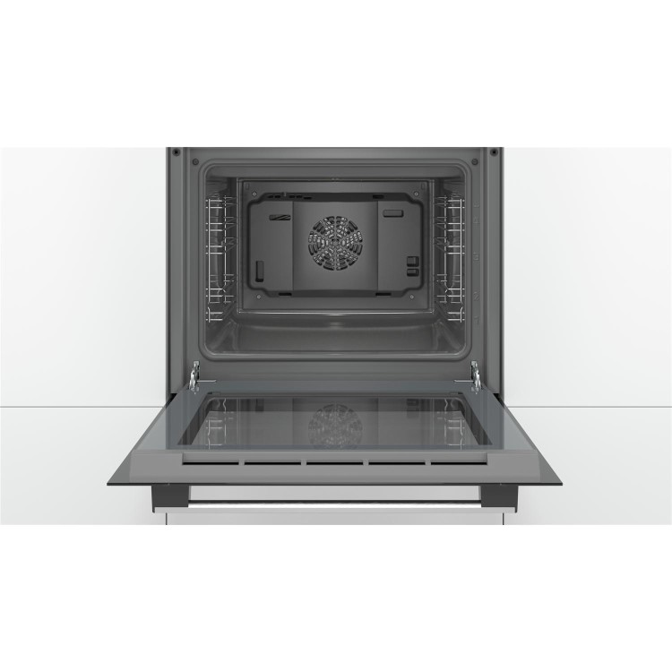 Refurbished Bosch Series 2 HHF113BA0B 60cm Single Built In FElectric Oven Black