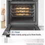 Bosch Series 2 HHF113BR0B Electric Single Oven - Stainless Steel 