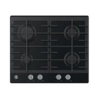Hoover HHG6BRK3B 60cm 4 Burner Gas Hob - Black