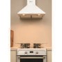 Hotpoint HHP65CMWH Classic 60cm Chimney Cooker Hood White