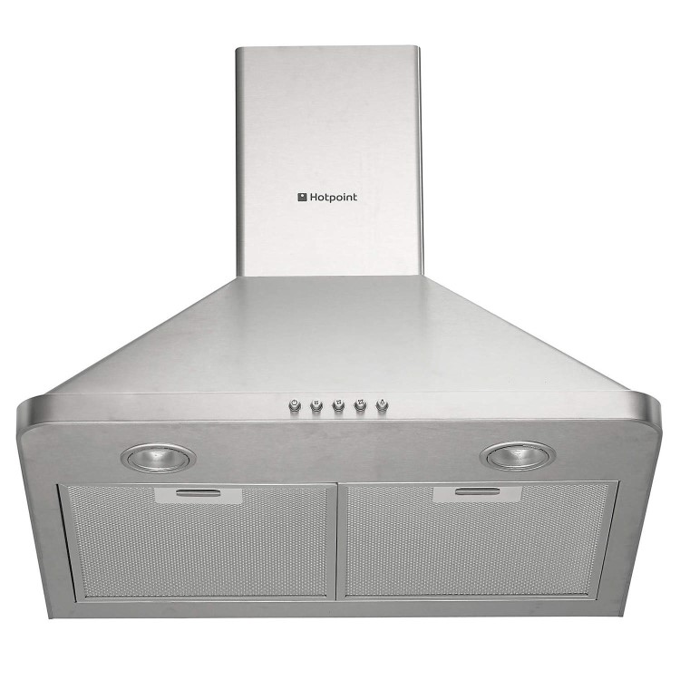 Hotpoint HHP65CM Classic 60cm Chimney Cooker Hood Stainless Steel