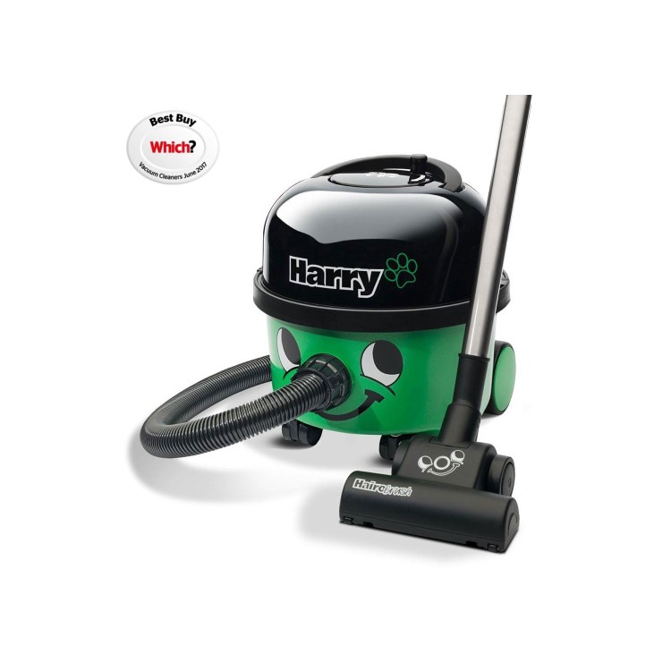 GRADE A1 - Numatic HHR200-12 Harry Cylinder Vacuum Cleaner with Pet Hair Removal - Green