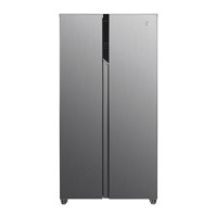 Hoover 532 Litre Side-By-Side American Fridge Freezer - Silver
