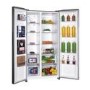 Hoover 532 Litre Side-By-Side American Fridge Freezer - Silver