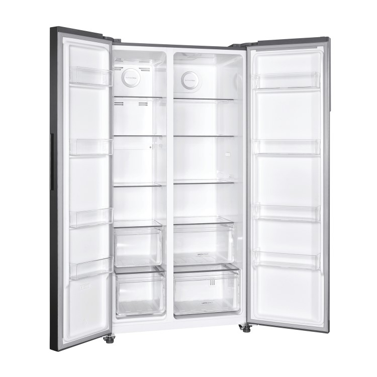 Hoover 532 Litre Side-By-Side American Fridge Freezer - Silver