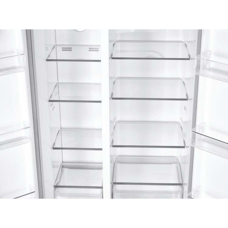 Hoover 532 Litre Side-By-Side American Fridge Freezer - Silver