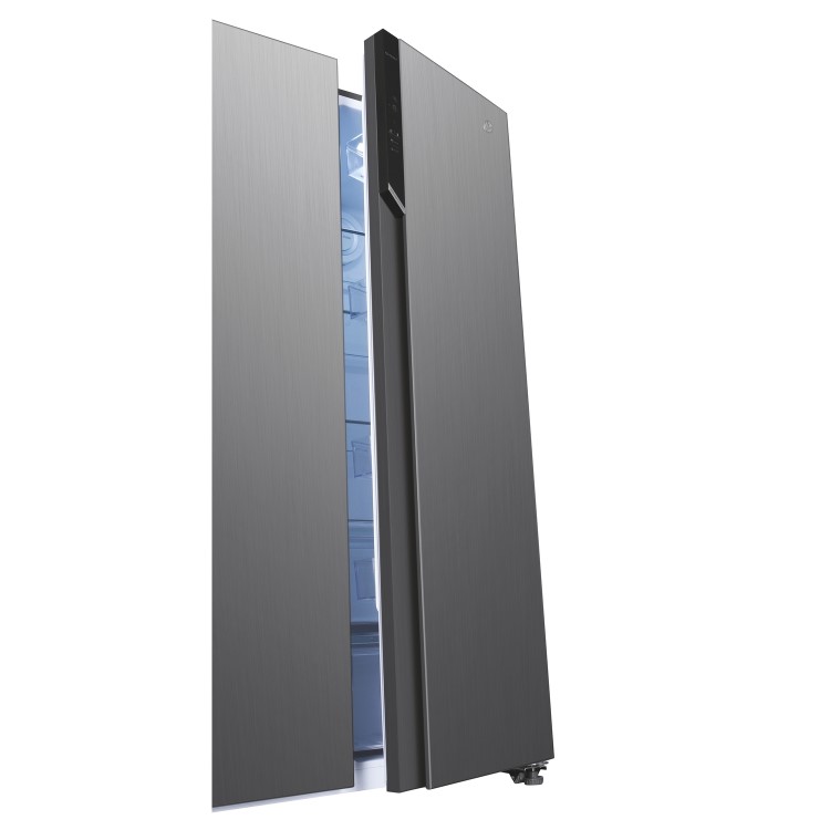 Hoover 532 Litre Side-By-Side American Fridge Freezer - Silver