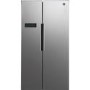 Hoover 521 Litre Side-By-Side American Fridge Freezer - Stainless steel