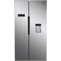 Hoover HHSBSO6174XWDK H-COOL American Style Side-by-side Fridge Freezer With Non-plumb Water Dispener - Stainless Steel Best Price, Cheapest Prices