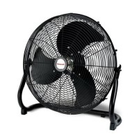 GRADE A1 - Honeywell 18 inch Black High Velocity Floor or Desk Fan