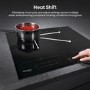 GRADE A2 - Hisense 60cm 4 Zone Induction Hob with Area Flex