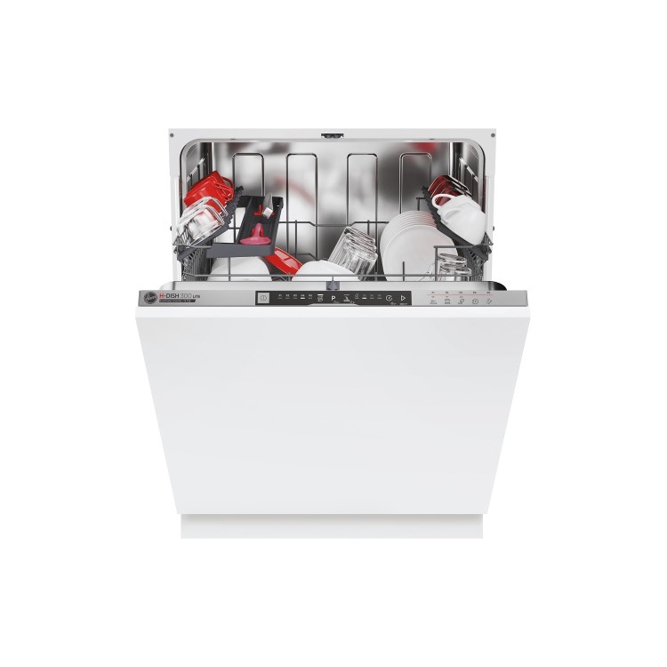 Hoover H-Dish 300 Integrated Dishwasher - Silver control panel