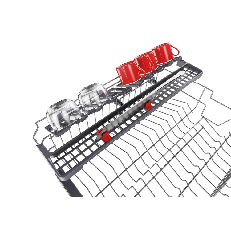 Hoover H-Dish 300 Integrated Dishwasher - Silver control panel