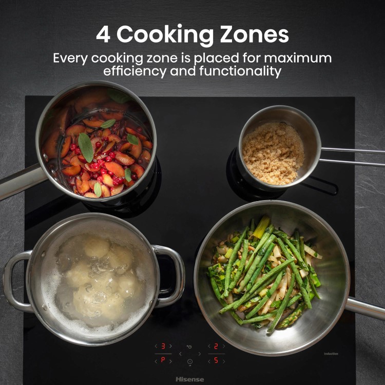 Hisense 60cm 4 Zone Induction Hob
