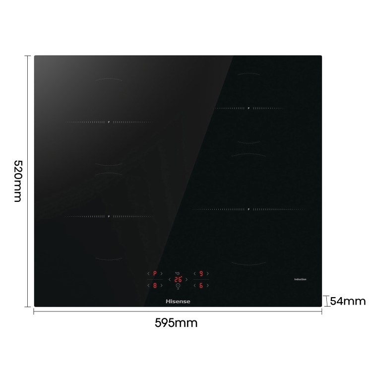 Hisense 60cm 4 Zone Induction Hob