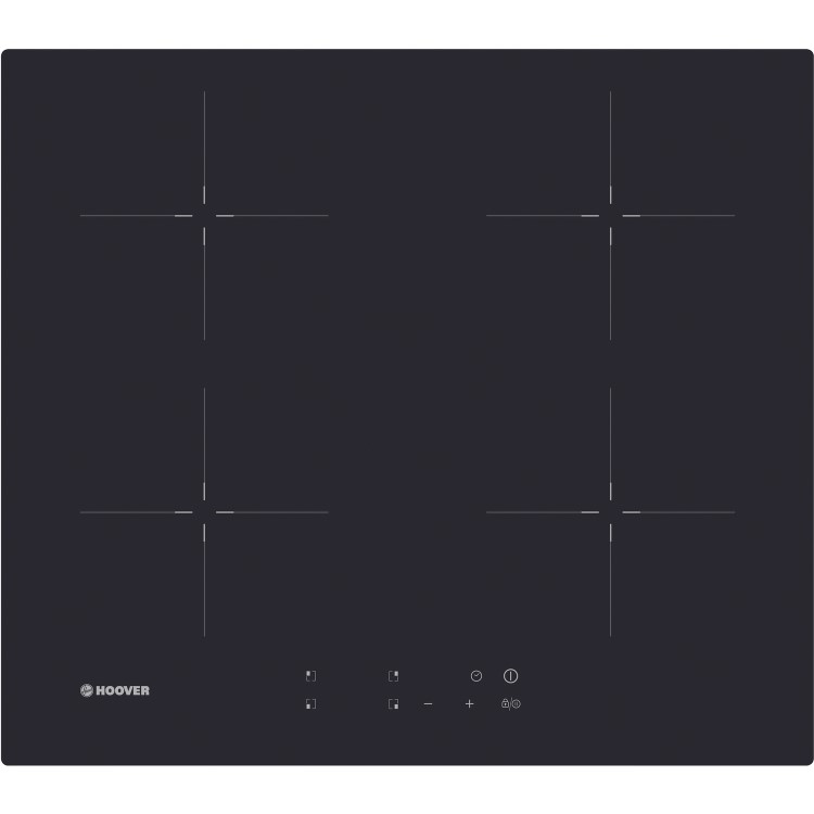 Hoover HI642C 60cm Touch Control Four Zone Induction Hob - Black