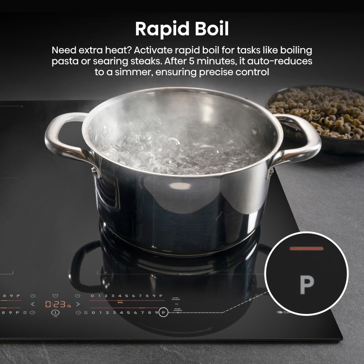 Hisense 60cm 4 Zone Induction Hob with Area Flex