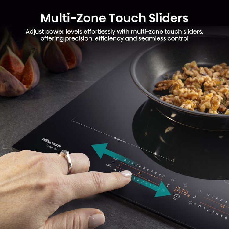 Hisense 60cm 4 Zone Induction Hob with Area Flex