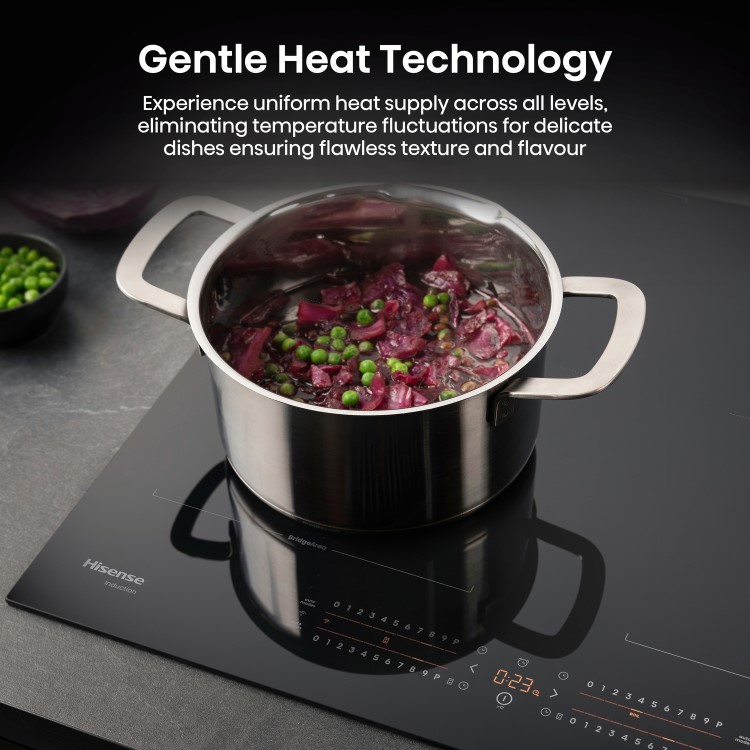 Hisense 60cm 4 Zone Induction Hob with Area Flex