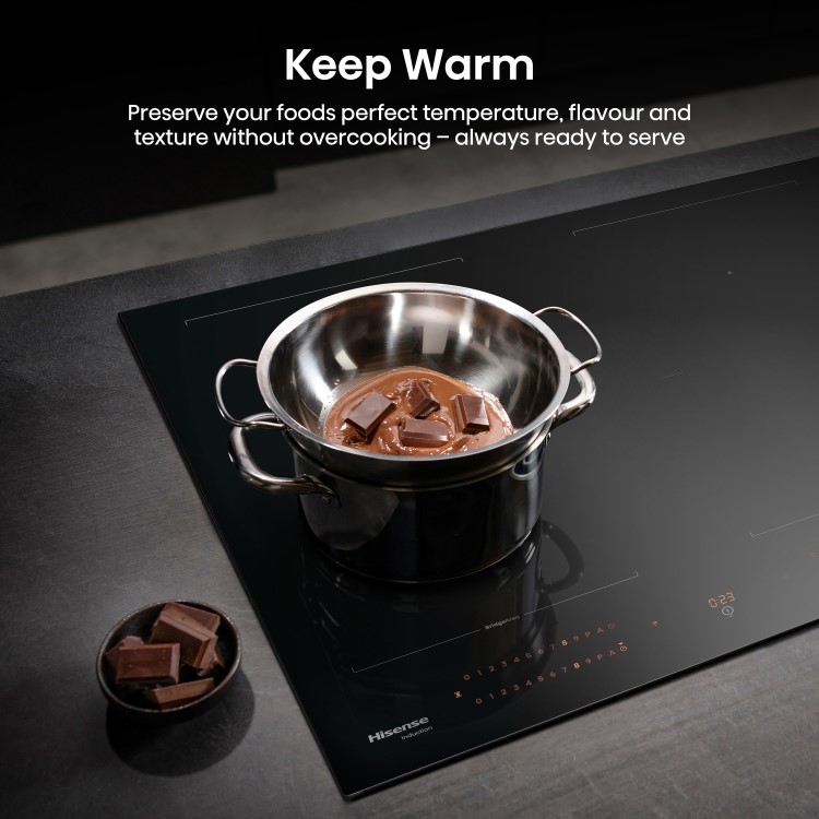 Hisense 60cm 4 Zone Induction Hob with Area Flex