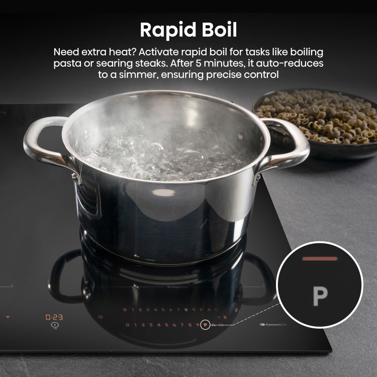 Hisense 60cm 4 Zone Induction Hob with Area Flex