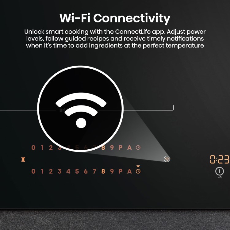 Hisense 60cm 4 Zone Induction Hob with Area Flex