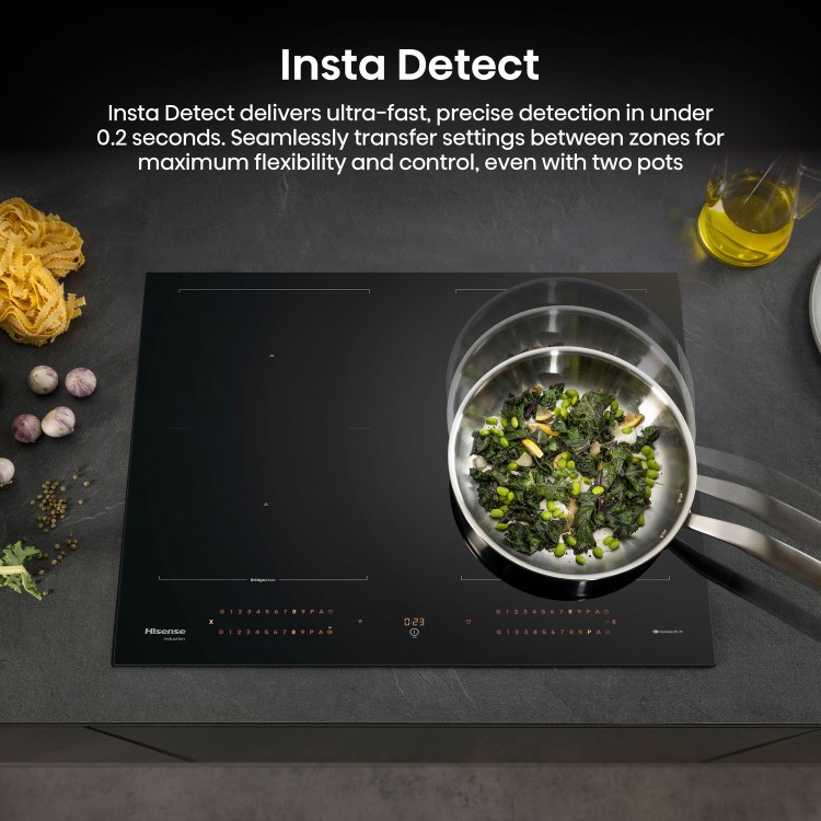 Hisense 60cm 4 Zone Induction Hob with Area Flex