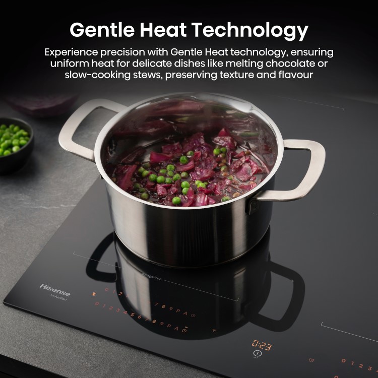Hisense 60cm 4 Zone Induction Hob with Area Flex