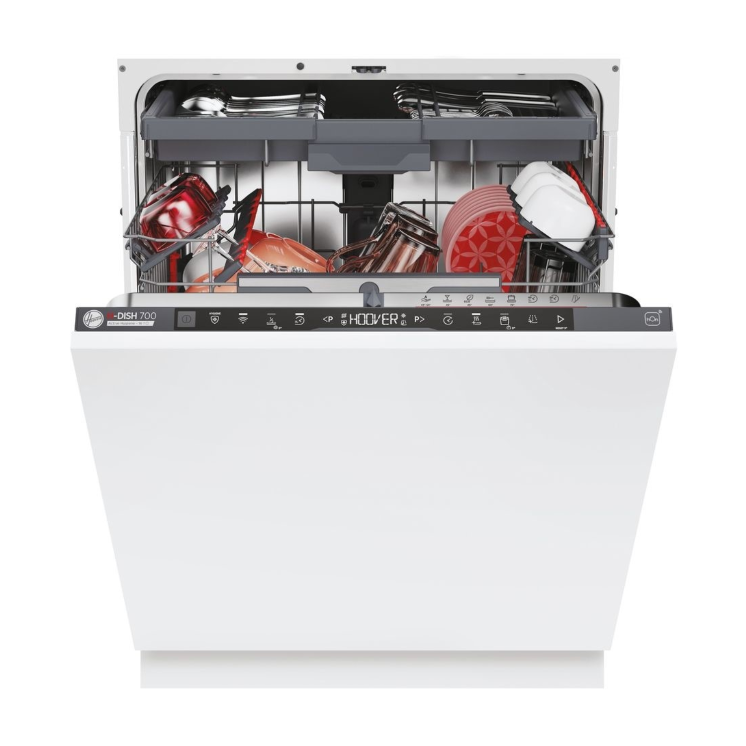 Hoover HI6C4S1PTA-80 H-Dish 700 16 Place Settings Fully Integrated Dishwasher