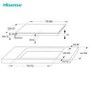Hisense 80cm 4 Zone Induction Hob with Bridge Zone