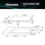 Hisense 80cm 4 Zone Induction Hob with Bridge Zone