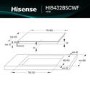 Hisense 80cm 4 Zone Induction Hob with Bridge Zone
