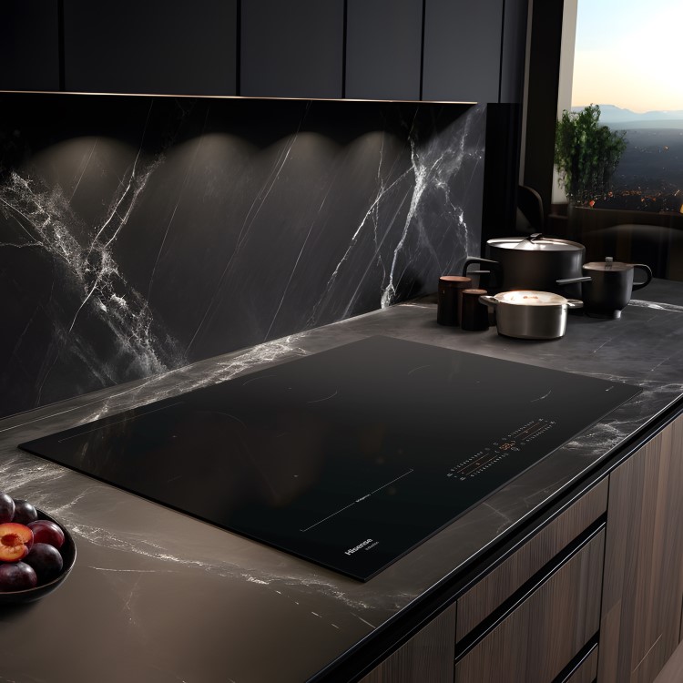 Hisense 80cm 4 Zone Induction Hob with Bridge Zone