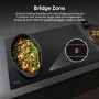 Hisense 80cm 4 Zone Induction Hob with Bridge Zone