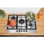 Beko 75cm 5 Burner Gas Hob - Stainless Steel